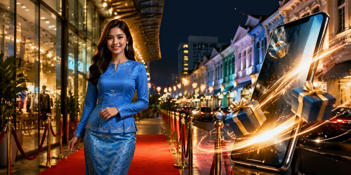 Pengguna Malaysia menyediakan telefon untuk memasang aplikasi pepper0